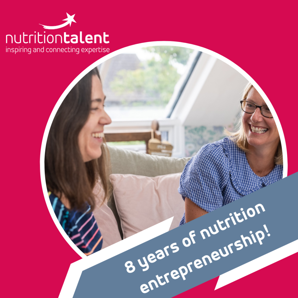 8 years of nutrition entrepreneurship